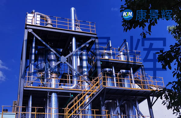 處理量2t/h醫(yī)藥行業(yè)氯化鈉三效蒸發(fā)結晶系統(tǒng)