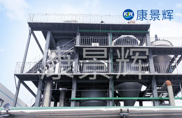 青島康景輝三效蒸發(fā)器有熱堿水、熱水、清水三種清洗功能